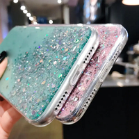 Cubierta trasera móvil con purpurina de lujo Bling epoxi más vendida para Itel P36 para LG K51s para Huawei P SMART-2021 fundas de teléfono móvil inteligente