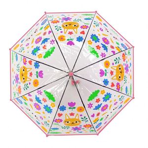 Parapluie pliant transparent à bulles en PVC POE à long manche pour femmes, avec logo personnalisé OEM, idéal pour les enfants et les promotions - Product Image 3