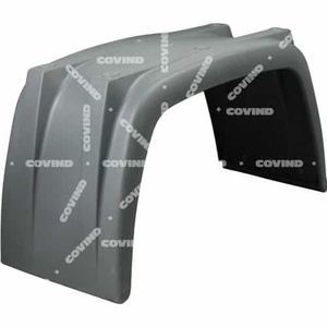 Garde-boue arrière droit/gauche sans fente pour roues doubles, gris PP, adapté à Iveco GRINTA DAILY DAILY 2009 DAILY 2006 DAILY S2000 - Product Image 1