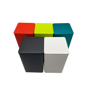OEM Custom Square Chocolate Storage Container Metal Tin Packaging Wholesale Square Gift Box For Tea
