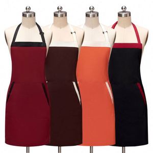 360g Woven Fabric Professional Women's Chef <b>Kitchen</b> <b>Apron</b> Custom Design Oil & Water Resistant Heavy Duty Stain Cleaning - Product Image 3