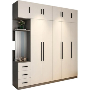 Wens Moderne Slaapkamer Meubelsets Hout Interieur Ingebouwde Kasten Kasten Opvouwen Voor Appartement Thuisgebruik Kleding Opslag
