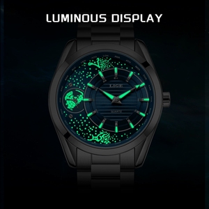 <span class=keywords><strong>Reloj</strong></span> de Lujo <span class=keywords><strong>LIGE</strong></span> para Hombre, Original, de Moda, para Hombre de Negocios, <span class=keywords><strong>Reloj</strong></span> de Pulsera de Cuarzo, Resistente al Agua, de Acero Inoxidable, <span class=keywords><strong>Reloj</strong></span> para Hombre - Product Image 4