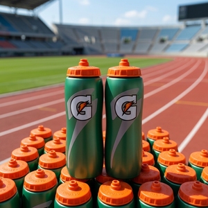 ขวดน้ำจักรยานแบบเก็บอุณหภูมิขนาด 32 ออนซ์ ขวดบีบกีฬา <span class=keywords><strong>Gatorade</strong></span> สำหรับวิ่ง ฟุตบอล ทำจากวัสดุ PE ความจุ 1 ลิตร - Product Image 2
