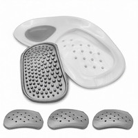 Coussinets modulaires détachables, inserts, semelles orthopédiques à soutien élevé pour adultes, orthèse pour jambes en X/O, coussin confortable et respirant en TPR