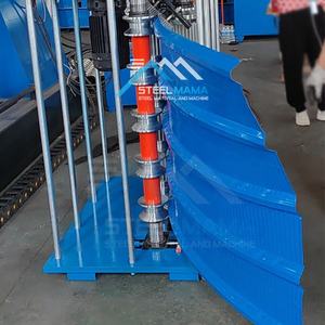 Machine de sertissage de tôle de panneau de toiture en métal Machine de profil de courbe de toit Ibr de prix usine - Product Image 4