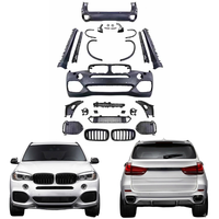 Kit de Carrocería Completo Estilo MT para BMW X5 F15, Modificación de Automóvil F15 2013-2018, Parachoques Delantero y Trasero, Faldones Laterales