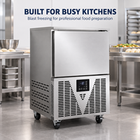 Congélateur à air pulsé commercial à 3 plateaux -45°C ° Congélateur à choc C Shock, petite capacité, congélation rapide, refroidisseur rapide pour équipement de cuisine de restaurant