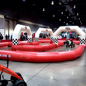 Piste de course gonflable de Go-Kart de conception personnalisée de haute qualité - Product Image 1