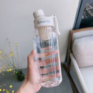 Custom Bottle Large Capacity 1000Ml Gym Sports <b>Plastic</b> Water Flask With Tea Strainer - Product Image 6