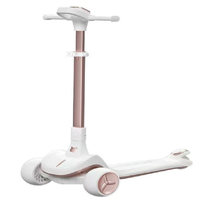 Trottinette Enfant Pliable à Trois Roues en Métal et Caoutchouc, 6-12 Ans, Charge Maximale 70kg, Plusieurs Couleurs au Choix, Six Réglages – Offre Spéciale