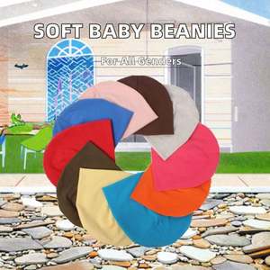 Hot Sale Bamboo Newborn Cute Printing <b>Baby</b> Hats - Product Image 3