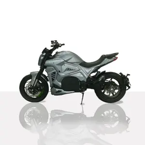 Dernière conception personnalisable de marque rouge bleu gris argent 5000w 8000w motos électriques classiques robustes