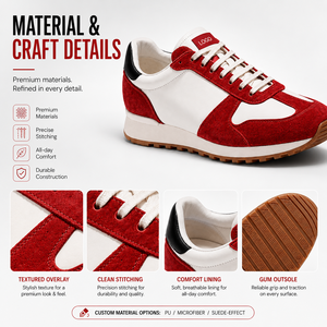 Zapatillas <span class=keywords><strong>Retro</strong></span> de Diseño Original con Etiqueta Privada Personalizada, Unisex, de Caña Baja, con Suela de Goma, Zapatos Casuales, Fabricante OEM ODM con Logotipo - Product Image 4