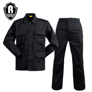 Roeweブラックカラー耐久性のあるカモフラージュユニフォームタクティカルコンバットユニフォーム - Product Image 1
