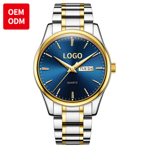 ODM OEM 6898 カスタムロゴ 工場卸売 クラシックスタイル カレンダーギフト 高級防水 クラシックビジネス クォーツ メンズ腕時計 - Product Image 4