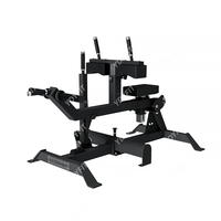 Appareil de musculation professionnel en acier inoxydable pour le levage des mollets assis, idéal pour la musculation et l'entraînement des fessiers et des jambes