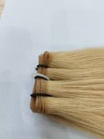 Vente en gros de cheveux humains vierges bruts à 100 %, Genius Weft, coupables, à l'aspect noué à la main, invisibles, super fins, micro-weft, sans retour de cheveux