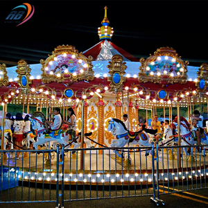 Equipo de Parque Infantil, Juegos Mecánicos de Carnaval, Carrusel Clásico Vintage para Niños, en Venta - Product Image 1