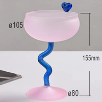 Amour bonbons haricot verre grande tasse dessert tasse crème glacée tasse mignon cadeau ins fruits collation assiette décoration