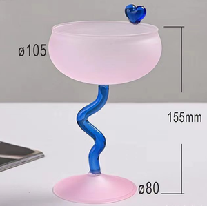 Love candy bean di vetro tazza tazza di dessert tazza di gelato regalo carino nella decorazione del piatto snack di frutta - Product Image 5