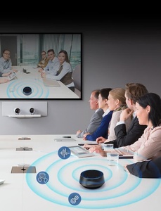 Système de micro pour réunion, microphone sans fil, solution audio intelligente pour réunion, <span class=keywords><strong>radio</strong></span> FM portable avec système de microphone - Product Image 5