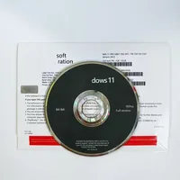 Win 11 Professional OEM DVD Paquete Completo Versión en Inglés Activación 100% Online Win11 Pro 64bit Disco Etiquetas COA Personalizables