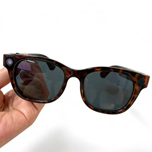 Gafas Inteligentes con IA 2026, Cámara IMX386 de 13MP, Grabación de Video, Llamadas de Video/Audio, Traducción Inteligente, Diseño Moderno con Montura de Concha de Tortuga - Product Image 5
