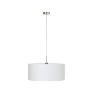 Lampadario PASTERI a 1 luce, satinato/bianco, 53 cm - 1x60W E27 - Product Image 1