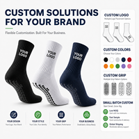 Fabricant de chaussettes de football personnalisées OEM, chaussettes de football antidérapantes pour hommes, chaussettes de sport athlétiques