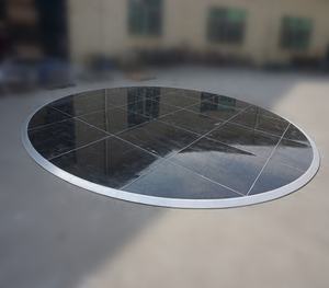 ฟลอร์เต้นรำงานแต่งงานดีไซน์ทันสมัยพื้นสีดำมันวาวสูงสำหรับงานแต่งงานดีไซน์แบบประสานทนทาน - Product Image 1