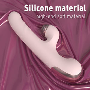 S-Hande Factory 5 in 1 Schub kaninchen Vibrator G-Punkt lecken Klitoris stimulator Heiße Brust saugen Silikon Sexspielzeug für Damen - Product Image 4