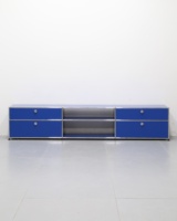 Meuble TV Flottant Minimaliste en Acier Inoxydable Sur Mesure, Armoire de Salon Moderne avec Grand Rangement, Vente Directe Usine, Haute Qualité