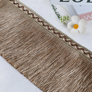 Franges en polyester de 12,5 cm, 5 pouces, dentelle à franges, garnitures pour rideaux, abat-jour de mariage, accessoires textiles pour la maison - Product Image 5