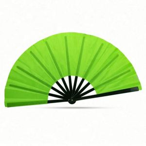 Bamboo Rave Large Custom Printed Folding 13INCH <b>Hand</b> <b>Fan</b> With Logo - Product Image 6