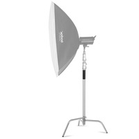 Trépied pliable en acier inoxydable de 3.3M pour Studio de photographie Magic Leg c-stand pour Spot lumineux, boîte à lumière, lampe Flash