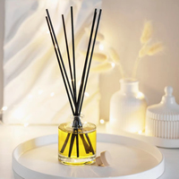 Difusor de Aromas para el Hogar, Ecológico, Sin Parabenos ni Alcohol, Larga Duración (1 Mes), Botella de Vidrio DIY, Decoración con Fragancia, ALCHEMY ART