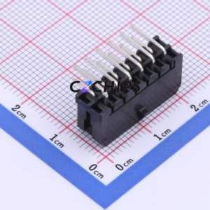 HC-MX3.0-2*6AW Wire-to-Board Pin Header Bent Lead Through Hole,P=3mm Connector 2x6P 3mm Right Angle Insert Micro-Fit (MX 3.0) - Product Image 2