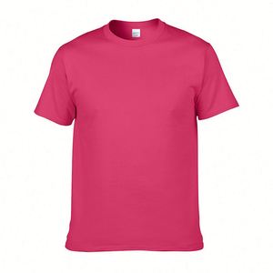 Design OEM/ODM Relaxed Semi Boxy Fit Blank Unisex T-<b>Shirt</b> 100% Cotton 200GSM Orange Heat Transfer Thick T <b>Shirt</b> - Product Image 3