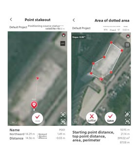 Dispositif de pointage RTK D10 BDS/Galileo, positionnement haute précision, mesure de la surface des terres agricoles, mesure de la surface des plans d'eau, compteur d'acres, GPS - Product Image 4