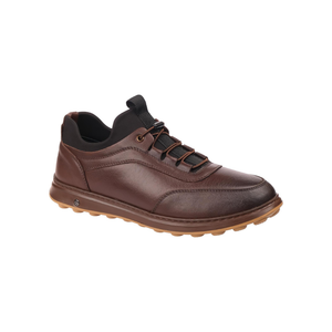 1103 Zapatos Casuales con Cordones para Hombre, Cuero Genuino, Plantilla de Espuma Viscoelástica, Suela de Goma EVA Antideslizante, Calzado para Caminar de Otoño e Invierno - Product Image 2