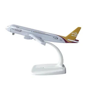 Factory Supply 16cm Alloy Airbus A320 Aircraft model Libyan Airways aviation model aviation gift