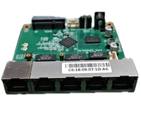 Routeur 4G LTE QTECH CPE 4i double bande 802.11ax, antenne 2.4G/5G, bande passante 1200 Mbps, gain 3-5dBi, couleur personnalisée, ABS+PCB, VSWR 1.7