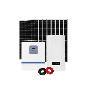 Système d'énergie solaire 5 kW, panneaux monocristallins, contrôleur MPPT, usage domestique - Product Image 3