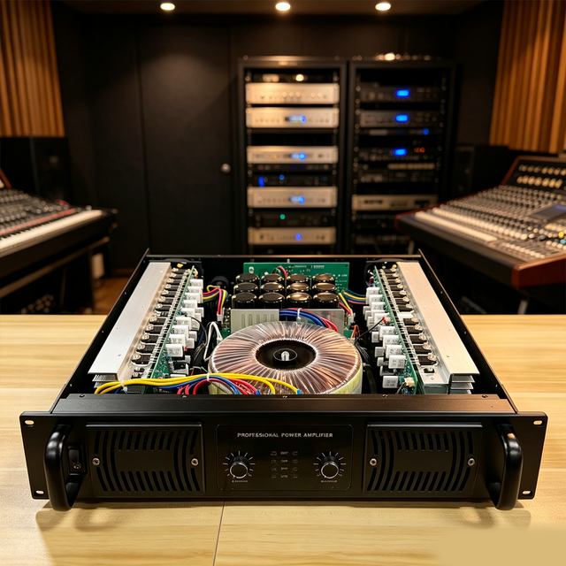 SIVG 2U Rack Mount Class H PowerAmplifier 1000W 2 Channel 8 OhmProfessional Stage Audio Amplifier