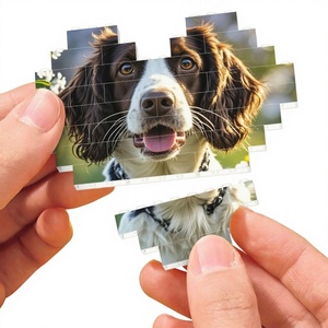 <span class=keywords><strong>Puzzle</strong></span> <span class=keywords><strong>3D</strong></span> a Forma di Cuore con Simpatico Springer Spaniel, Blocchi di Cartone Personalizzati con Foto per <span class=keywords><strong>Adulti</strong></span>, Decorazione per la Casa, Regalo - Product Image 2