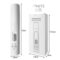 Verbesserte Version Vibrationsarmer Geräuscharmer LED-Nagelschleifer für Hunde und Katzen Sanfte Nagelpflegewerkzeuge