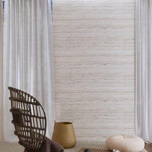 3D sửa đổi vật liệu đất sét gạch Veneer Faux nội thất uốn cong mềm tường ốp travertine nhân tạo linh hoạt đá tấm Tường - Product Image 6