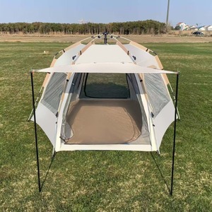 Pop Up <b>Tent</b> <b>Single</b> Layer Polyester 1000mm Waterproof Outdoor Camping Four Seasons Use - Product Image 2