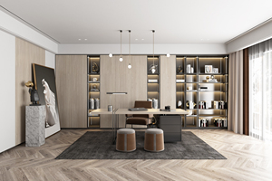 Escritorio minimalista italiano, luz de lujo, moderno, simple, oficina en casa, escritorio de ordenador, diseñador, escritorio de gama alta - Product Image 4